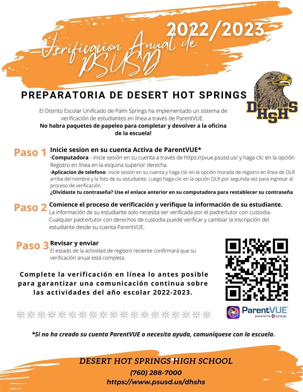 Online Validation Now Available Spanish